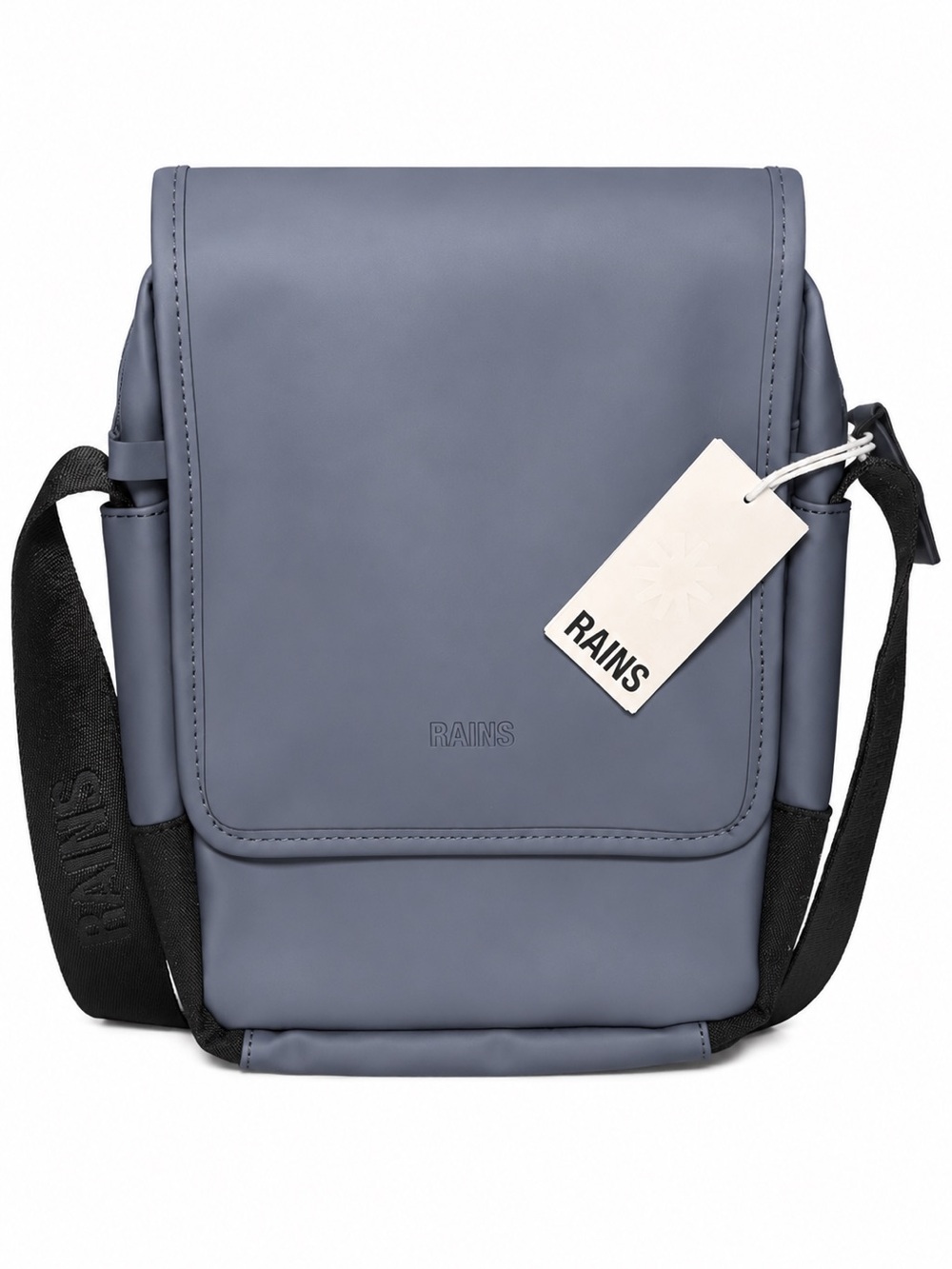 RAINS Trail Reporter Bag W3 Bay Blue Waterproof Crossbody Messenger Bag NWT